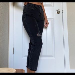 Distressed Denim Jeans